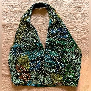 Verb by Pallavi Singhee sequin halter top